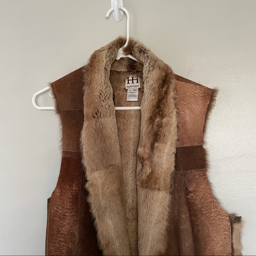 Haute Hippie Rabbit Fur Vest - Picture 3 of 14